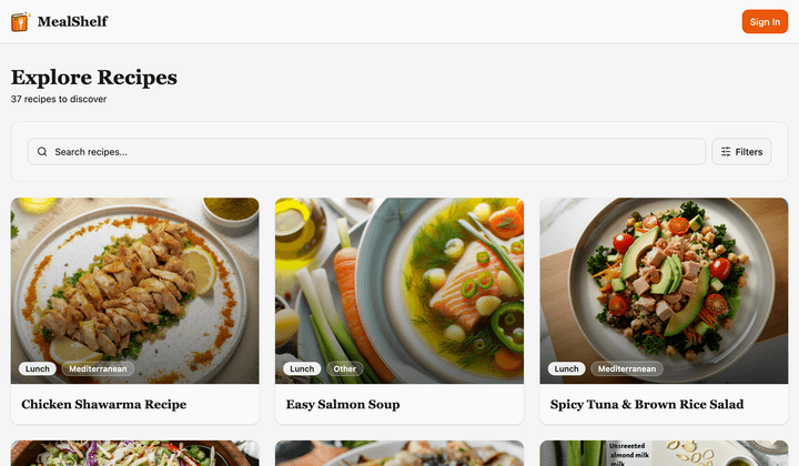 MealShelf